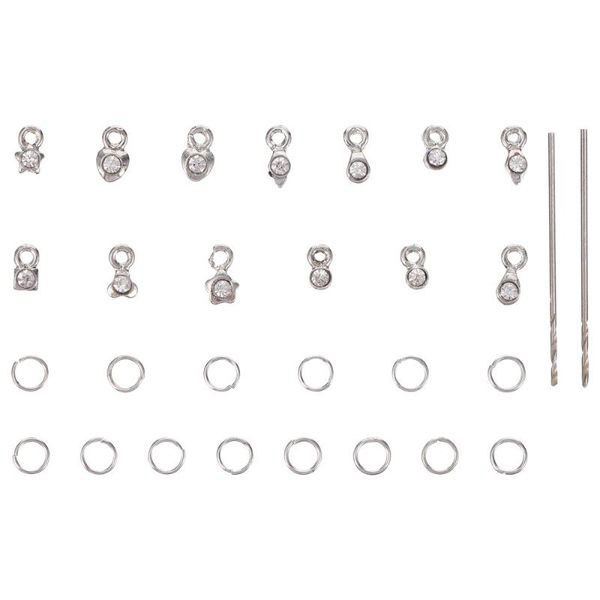 

nail art decorations 2 sets decoration manicure charm dangle ornament supplies, Silver;gold