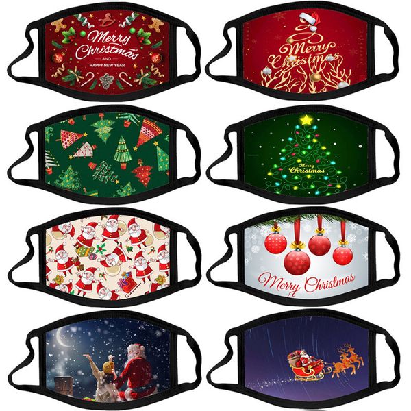 

custom logo printed cloth dustproof washable cotton children's christmas mask