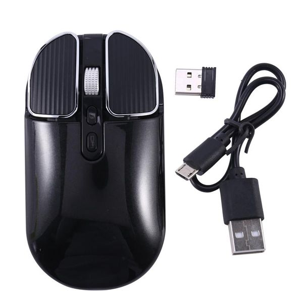 

mouse 2.4g bluetooth rechargeable mute design one button deskmice
