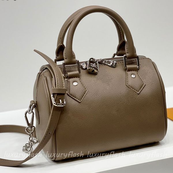 

luxury designers printing shouler bags speedy pillow purses women cross body fashion 2021 handle tote embossed grained cowhide