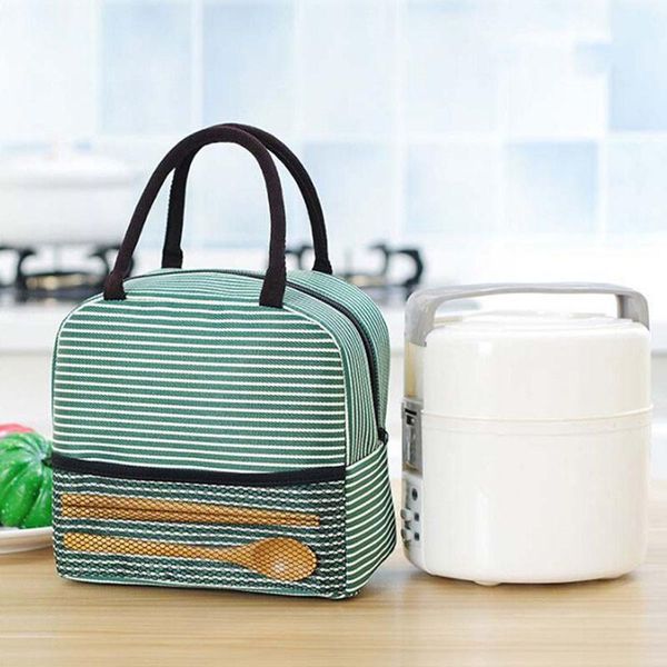

fashion thermal picnic lunch bags tote portable insulation bag baby feeding water storage for outdoor travel