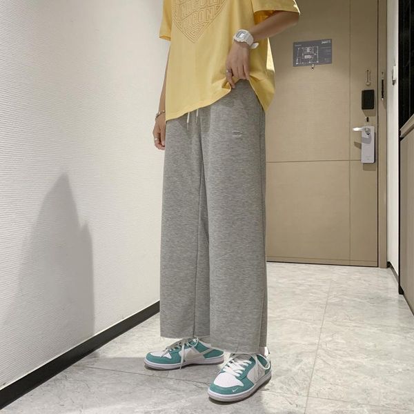 

men's pants 2021 summer sweatpants casual loose cupped trend, Black