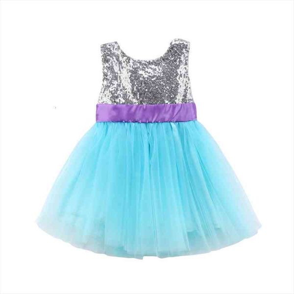 

newly toddler baby girls girl dresses princess sweet formal sequined lace patchwork knee length tutu 6m 5y, Red;yellow