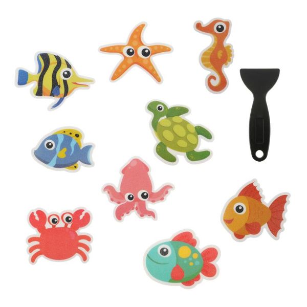 

wall stickers 9pcs non bathtub adhesive children bath tub shower decals