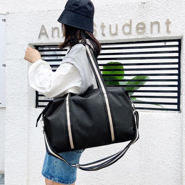 

women's travel bag hand luggage multifunctional storage set shoulder backpack sports bags tag female duffel