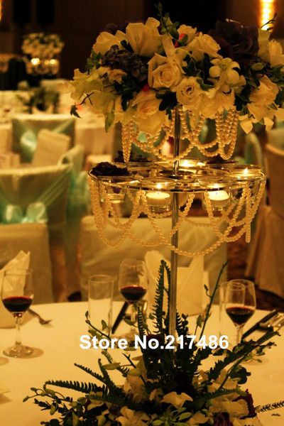 

party decoration candle holder wedding mental candelabra centerpieces