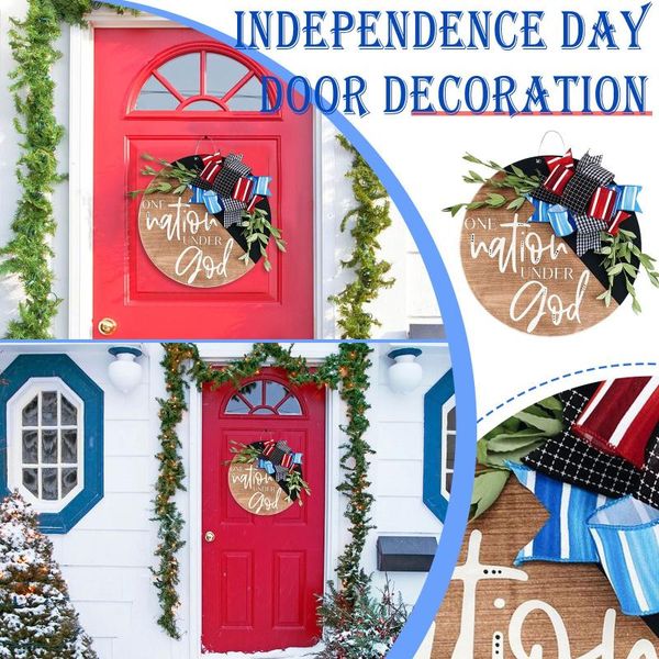 

american welcome independence day nordic home decoration door hanging wall sign decor pendant garden decorations