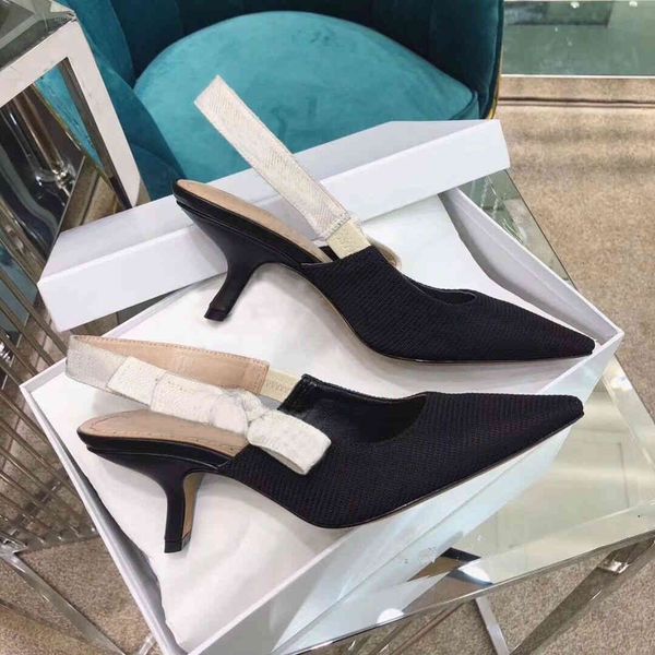 

sandals fashion high heeled letter woman shoes 1 8eii, Black