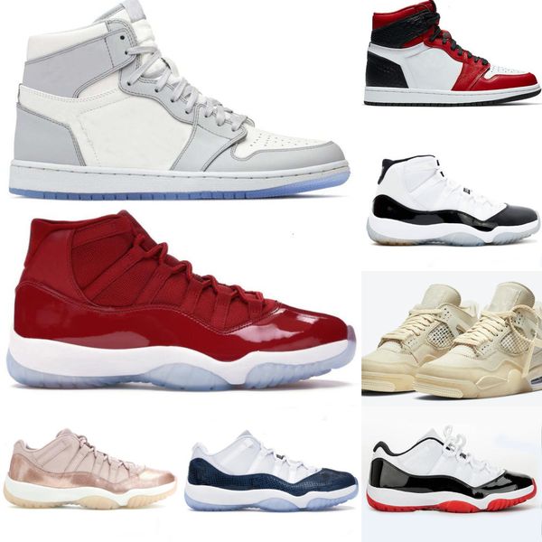 

1 1s high og light smoke grey twist basketball shoes banned satin snake chicago toe tokyo bio black mens trainers jumpman sports sneakerspea