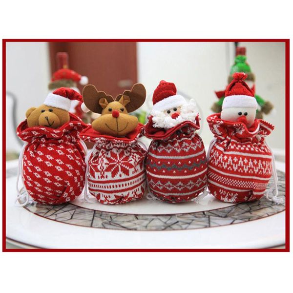 

gift wrap 2021 mini cute christmas apple bag santa claus snowman elk bear candy