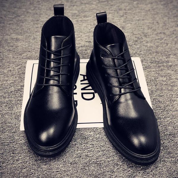 

dress shoes luxury mens men zapatos de hombre party for, Black
