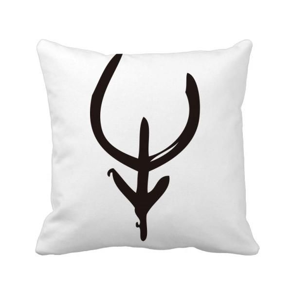 

pillow bones inscriptions chinese zodiac cow throw square cover
