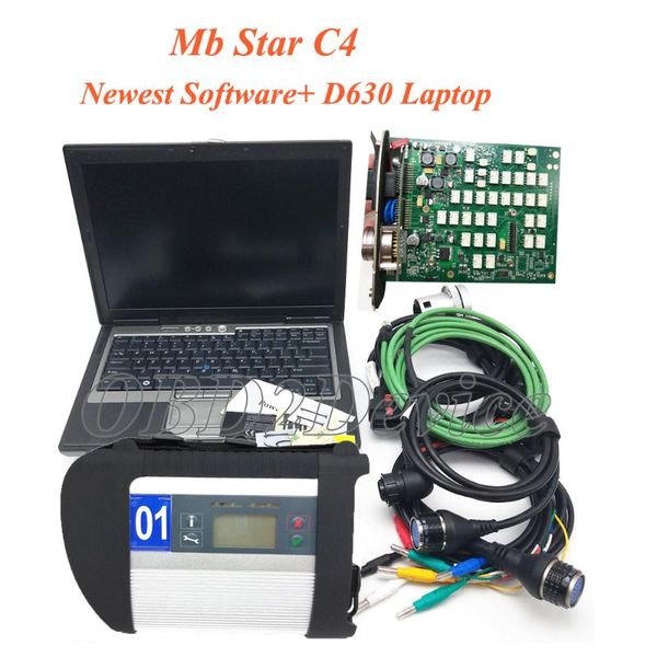 

code readers & scan tools full chip mb star c4 sd connect start obd2 diagnosis tool with d630 lap4gb v2022.09 software ready