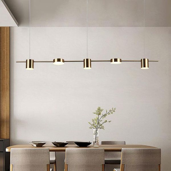

ceiling lights simple and light luxury strip chandelier el lighting creative bar table lamp restaurant three small apartment