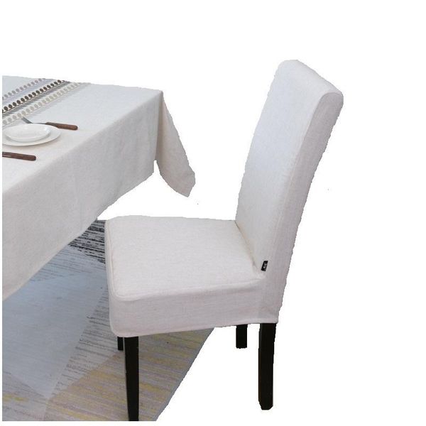 

chair covers customized simple bowknot tablecloth one-piece linen cotton cover