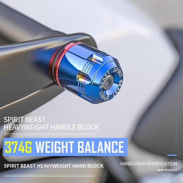 

handlebars spirit beast motorcycle accessories grips modified parts motor handlebar balance plug motocross anti-fall protection