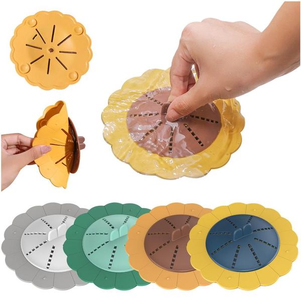 

other bath & toilet supplies creative sunflower silicone kitchen bathroom deodorant and anti-clogging sink filter drain cover universal stra