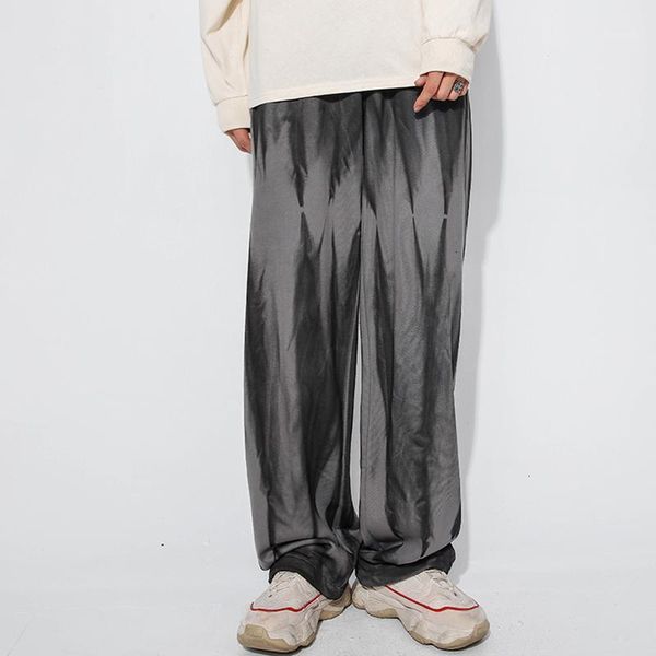 

men's tie dye cotton harem pants men pockets punk hip hop joggers fashion harajuku streetwear baggy style male casual trousers1 r4bo, Black