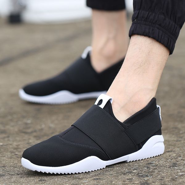 

shoe men's fashionable of comfortable casual shoes for soft mesh designer chaussure trainer homme yui89 xue1, Black