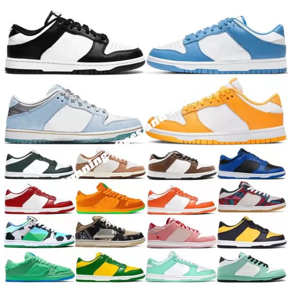 

2022 designer sb low pro casual shoes black white panda kentucky platform men women sneakers plum safari sports with box