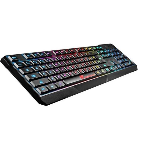 

motospeed k70 wired keyboard usb waterproof colorful led illuminated backlight 104buttons ergonomic gaming keyboards
