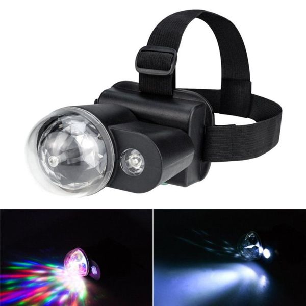 

effects hand-held head-mounted led stage light sound control crystal magic disco dj ktv party lamp projector rgb lighting effect l