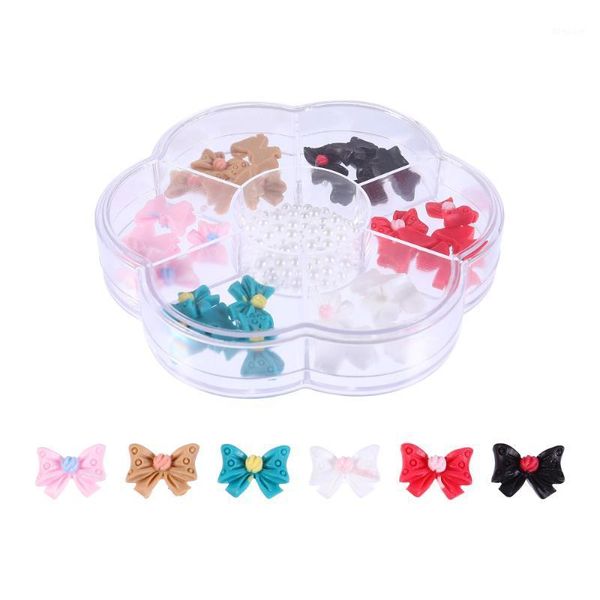 

box manicure nail decor bowknot premium durable decoration drill & accessories1