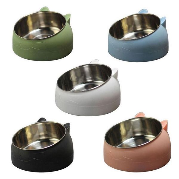 

cat bowls & feeders pet bowl 15 degrees tilted dog feeder food drinker fountain for cats dogs