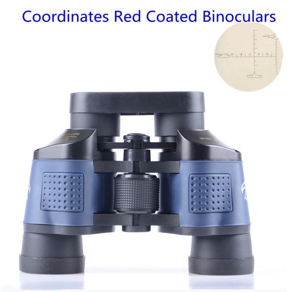 

telescope & binoculars coordinates professional bak4 red coating hunting field-glasses ultra-clear low light night vision
