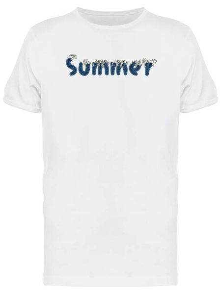 

Summer With Waves Men's Tee -Image by Shutterstock, White;black