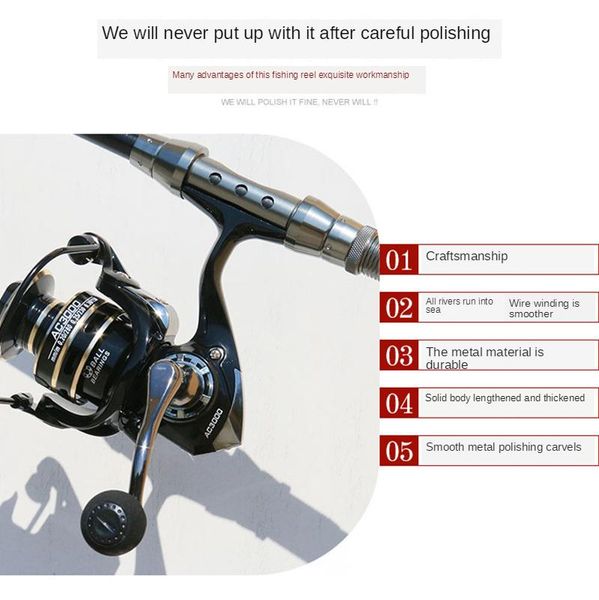 

fishing reel ac sea rod supplies with full metal rocker arm baitcasting reels
