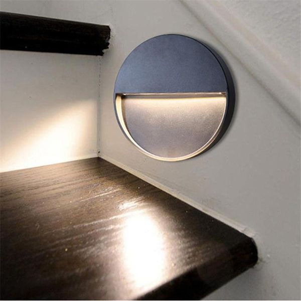 

outdoor waterproof led wall lamp surface installation foot aisle corridor night light lamps