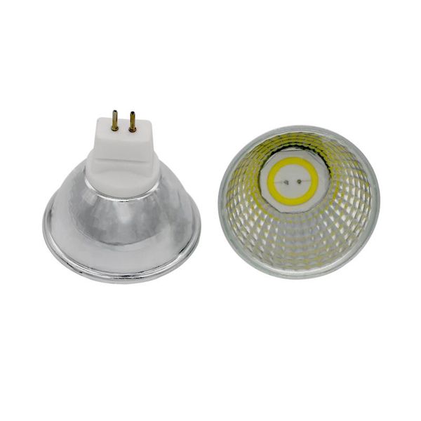 

bulbs gu5.3/mr16 led light ceramic lamp holder 5w ac/dc 12v 2021 cob spotlight 350lm for home lighting 10pcs