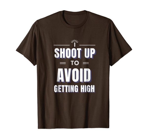 

i shoot up to avoid getting high t1d diabetes 2018 t-shirt, White;black