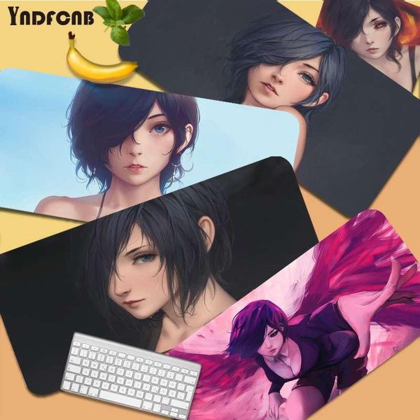 

mouse pads & wrist rests yndfcnb ghoul touka kirishima cute girl lapgaming mice mousepad size for pad keyboard deak mat csgo/