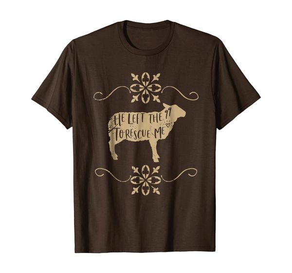 

He Left the 99 to Rescue Me T Shirt Christian Quotes Tee, Mainly pictures
