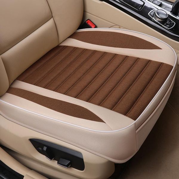 

front car seat cover,flax cushion seasons universal breathable for most four-door sedan&suv ultra-luxury protection covers
