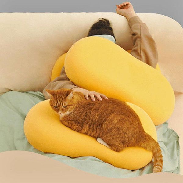 

pillow memory foam small lunch break students nap cushion bedside headrest