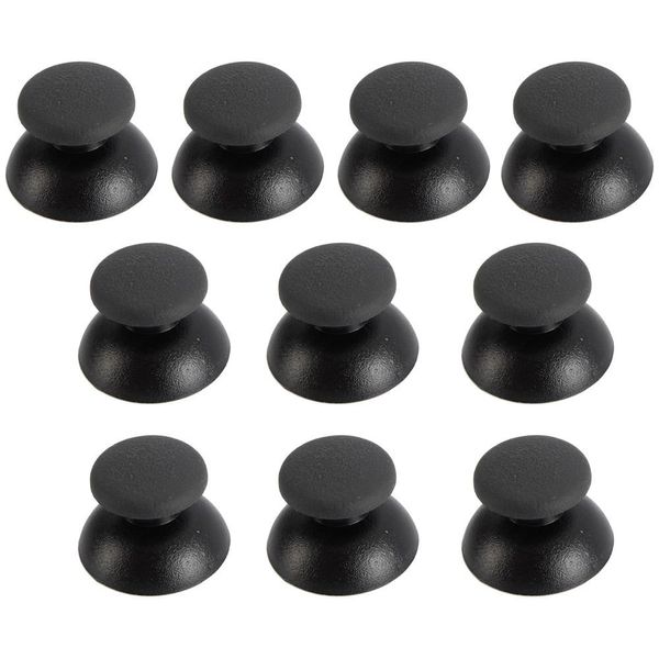 10 adet / grup Yedek Parçalar Silikon Thumbstick Analog Stick Joystick Kap Playstation 2 için PS2 Kablosuz Gamepad Düğme Caps Için