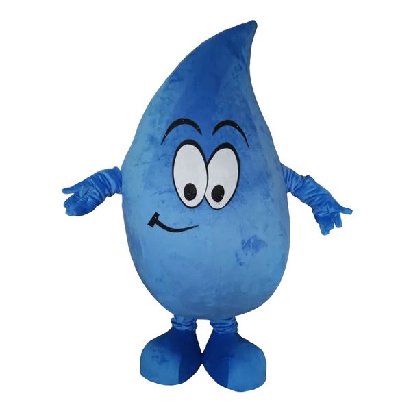 

halloween blue water drop shape mascot costume cartoon anime theme character carnival adults size christmas birthday party outdoor outfit su, Red;yellow