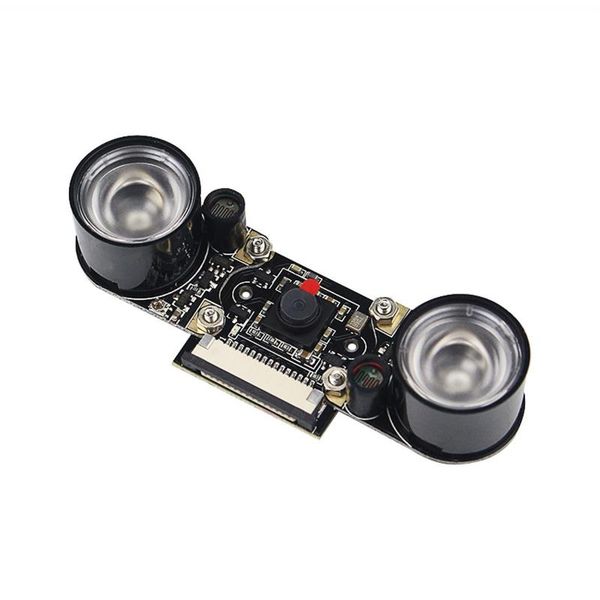 

megapixels 1080p sensor ov5647 webcam ir mini night vision camera video module with flat cable for raspberry pi 4b/3b+/3b/2b cameras