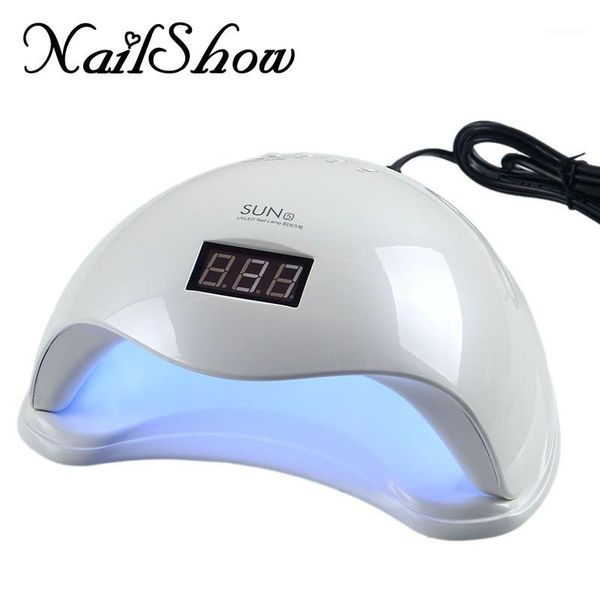 

wholesale- nailshow 48w uv led nail dryer lamp with lcd timer & bottom makeup sun5 polish machine for curing art tools1
