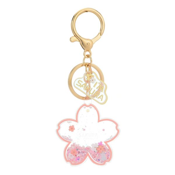 

fashion keychain flower keychain keyrings key ring designer bag charm, Silver
