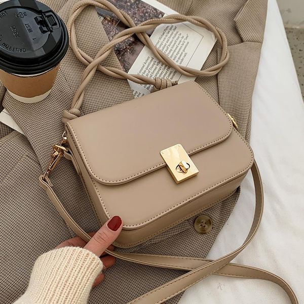 

high-end women bag 2021 fashion messenger style foreign square underarm dual-use width: 20cm shoulder bags
