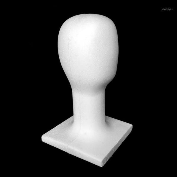 

mannequin female foam long neck head model hair hat wig glasses stand display dropship y7131