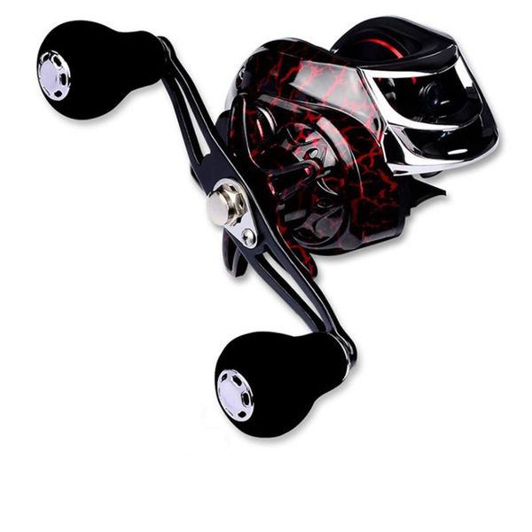 

baitcasting reel 8.1:1 12+1bb bass fishing 10kg max drag left right hand metal dripping wheel reels
