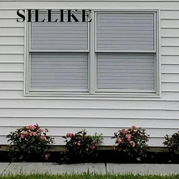 

window stickers sillikehorizontal glass blinds static glue-office home sticker light transmission 1