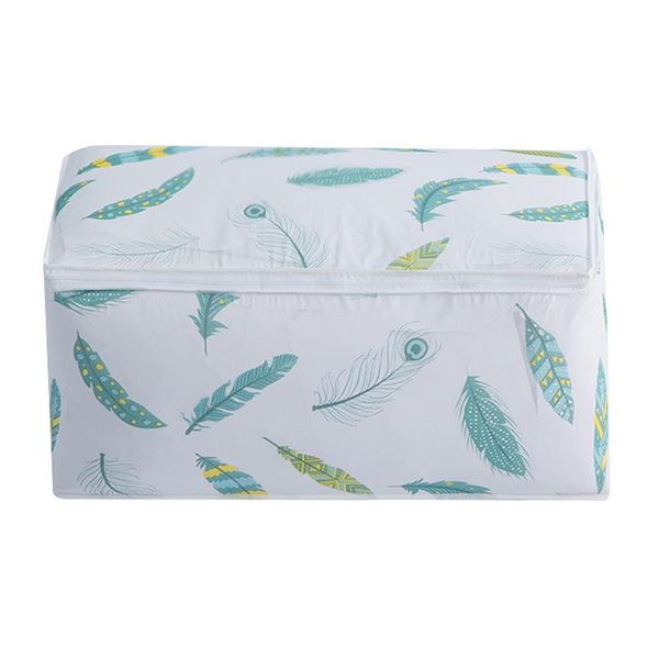 

foldable clothes organizer blanket storage quilt bag closet for pillow bags