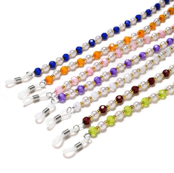 

vintage sunglasses beads eyewear chain neck