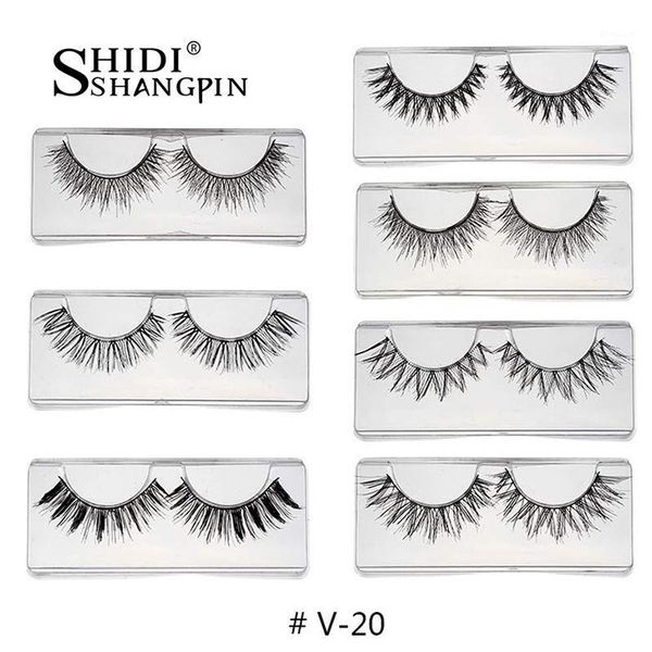 

mix 7 type eyelash false thick cross natural long style crisscross doll eyelashes beauty sale lashes